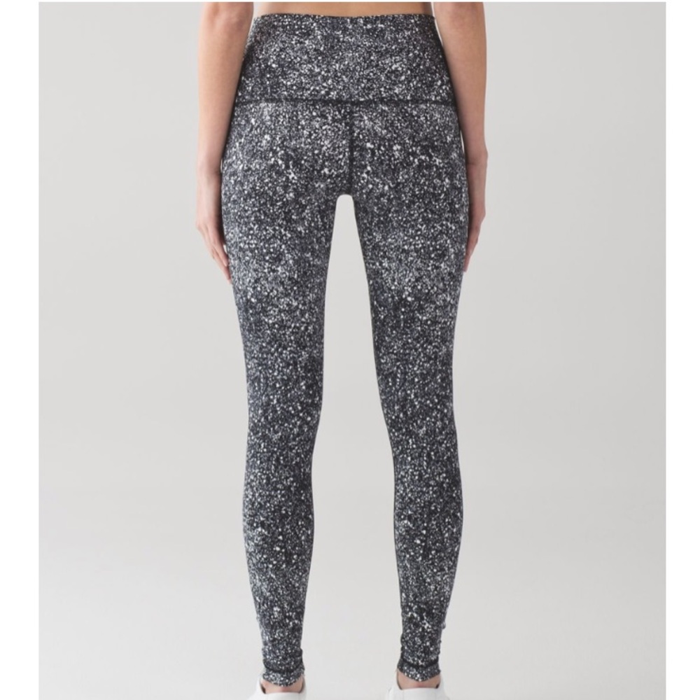 Lululemon Wunder Under High Rise Speckled Tights